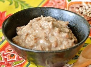 メキシコの豆料理　リフライドビーンズ-レシピのメイン写真