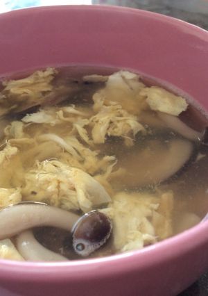 約50kcal♪きのこと卵のスープ-レシピのメイン写真