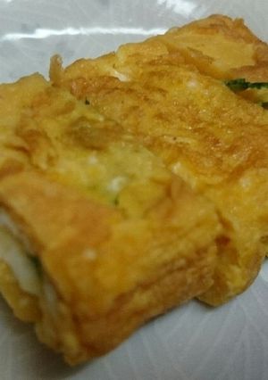 三つ葉の入った玉子焼き-レシピのメイン写真