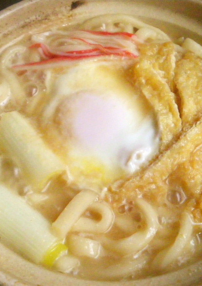 おひとりさまの味噌バター煮込みうどん-レシピのメイン写真