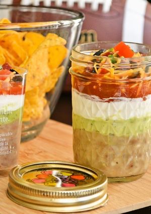 メキシコ料理 7層のビーンディップ-レシピのメイン写真