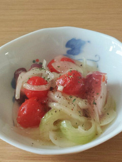 パスタにもなるタコのマリネ-レシピのメイン写真