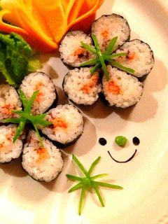 簡単!お花のお寿司✽キャラ弁やひな祭りに-レシピのメイン写真