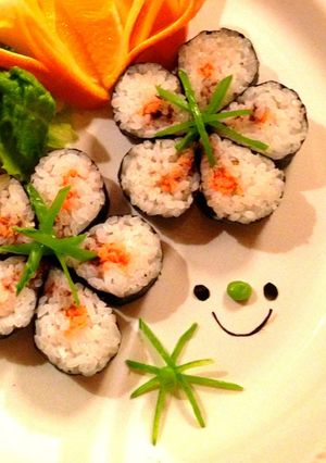 簡単!お花のお寿司✽キャラ弁やひな祭りに-レシピのメイン写真