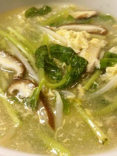 ✾豆苗のかきたまスープ-レシピのメイン写真