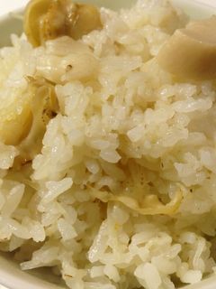 ホタテとエリンギの炊き込みご飯-レシピのメイン写真