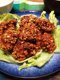 大量消費☆落花生衣の変わり唐揚げ♬-レシピのメイン写真