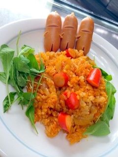 ナポリタン炊き込みご飯・炊き込みピラフ♫-レシピのメイン写真
