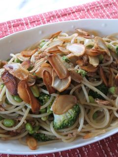 枝豆とツナの和風スパゲッティ-レシピのメイン写真