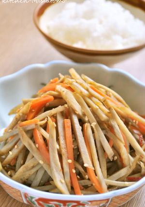 モリモリ食べちゃう☆基本のきんぴらごぼう-レシピのメイン写真