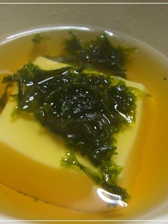 簡単☆玉子豆腐のお吸い物♪-レシピのメイン写真