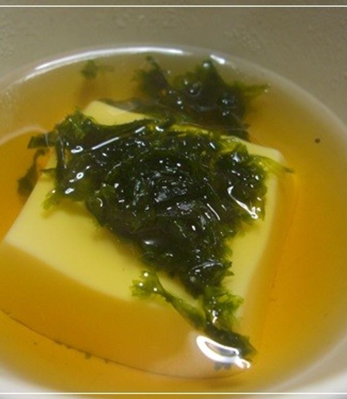 簡単☆玉子豆腐のお吸い物♪-レシピのメイン写真