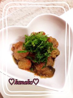 ♡鶏肉と茄子のみぞれ煮♡-レシピのメイン写真