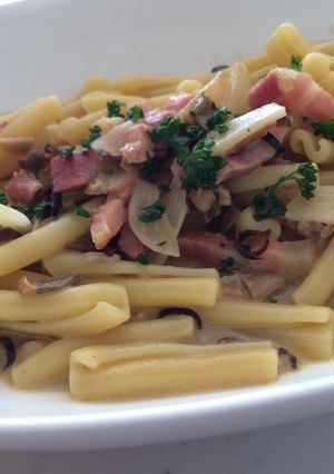 ポルチーニのアーリオオーリオ風パスタ-レシピのメイン写真
