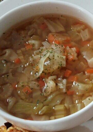 シャキシャキ！ぽかぽか！食べる野菜スープ-レシピのメイン写真
