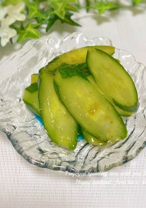 【お弁当】❀速攻☆きゅうり柚子胡椒漬け❀-レシピのメイン写真