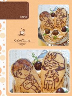 アムロ誕生日ケーキ-レシピのメイン写真