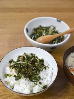 ご飯のお供に!大根葉としらすのふりかけ-レシピのメイン写真