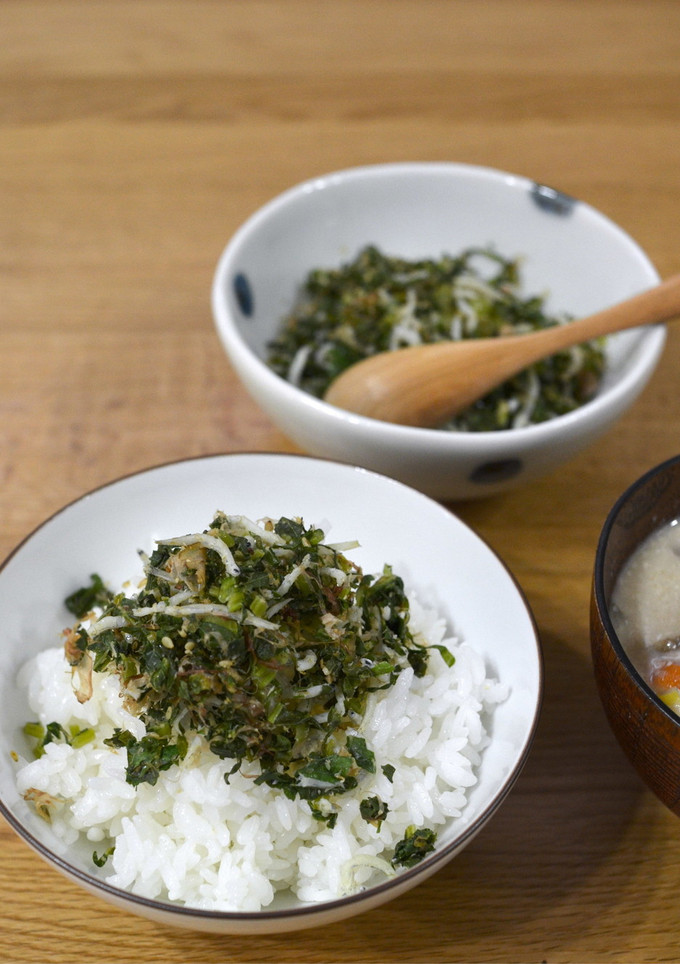 ご飯のお供に！大根葉としらすのふりかけ-レシピのメイン写真