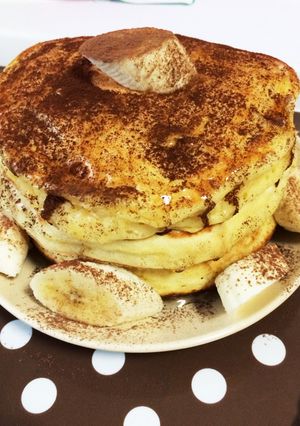 もちふわパンケーキ(*･ω･*)-レシピのメイン写真