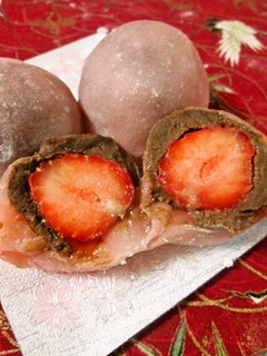 好評☆我が家の生チョコ苺大福-レシピのメイン写真