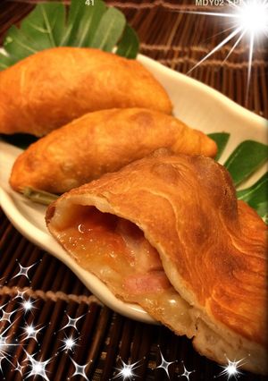 ☆H.Bで「包む自家製揚げピザ」☆-レシピのメイン写真
