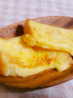牛乳いらずのお手軽フレンチトースト♡-レシピのメイン写真