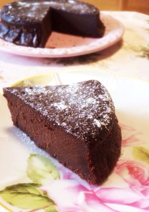 豆腐で簡単♪しっとり濃厚ガトーショコラ♡-レシピのメイン写真