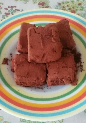 ヘルシー☆簡単!お豆腐生チョコ-レシピのメイン写真
