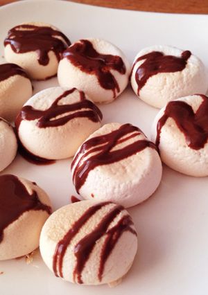 焼きマシュマロのチョコソースがけ-レシピのメイン写真