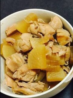大根ともも肉の甘辛煮-レシピのメイン写真