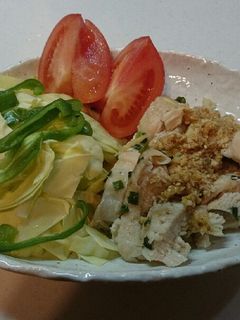 蒸し鶏のサラダ-レシピのメイン写真