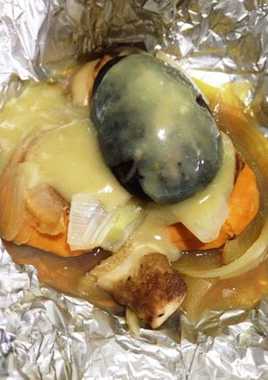 ホタテのホイル焼き柚子胡椒ソース-レシピのメイン写真