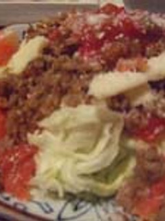 お手軽なのに豪華に見える!?タコライス-レシピのメイン写真