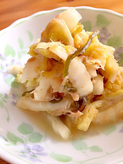簡単‼︎白菜とツナの塩昆布和え-レシピのメイン写真