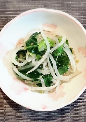 もやしと小松菜のナムル-レシピのメイン写真