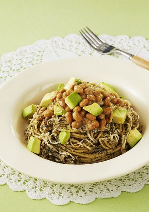 アボカドと切干大根のごま和えパスタ-レシピのメイン写真