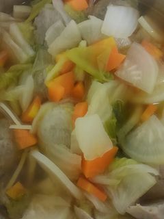 野菜たくさんつみれ汁-レシピのメイン写真