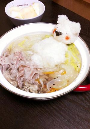 冬は鍋！大根おろしアート♪-レシピのメイン写真