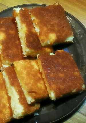 【簡単】フライパンでチーズケーキ風-レシピのメイン写真