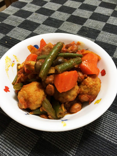 節分の豆でトマト煮込み!-レシピのメイン写真