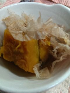かぼちゃの煮物♪おかか添え-レシピのメイン写真