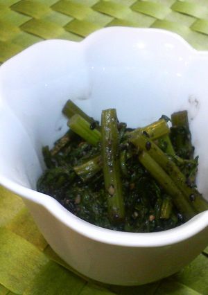 春菊と油揚げの胡麻和え-レシピのメイン写真