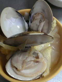 はまぐりと白菜の酒蒸し◆簡単!-レシピのメイン写真
