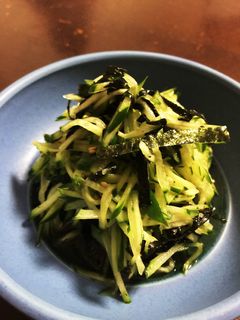ダイエット☆きゅうりと焼き海苔の和え物-レシピのメイン写真