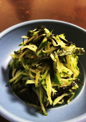 ダイエット☆きゅうりと焼き海苔の和え物-レシピのメイン写真