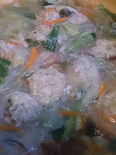 肉団子と春雨のスープ-レシピのメイン写真