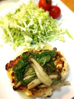 野菜たっぷりのあんかけ豆腐ハンバーグ-レシピのメイン写真