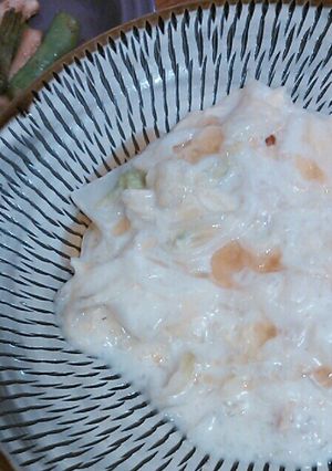 白菜と干し貝柱の中華風クリーム煮-レシピのメイン写真