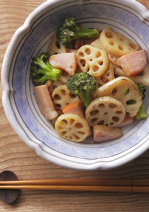 れんこんとハムの中華風べんりで酢炒め-レシピのメイン写真